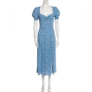Reformation Lacey dress size 2 blue floral